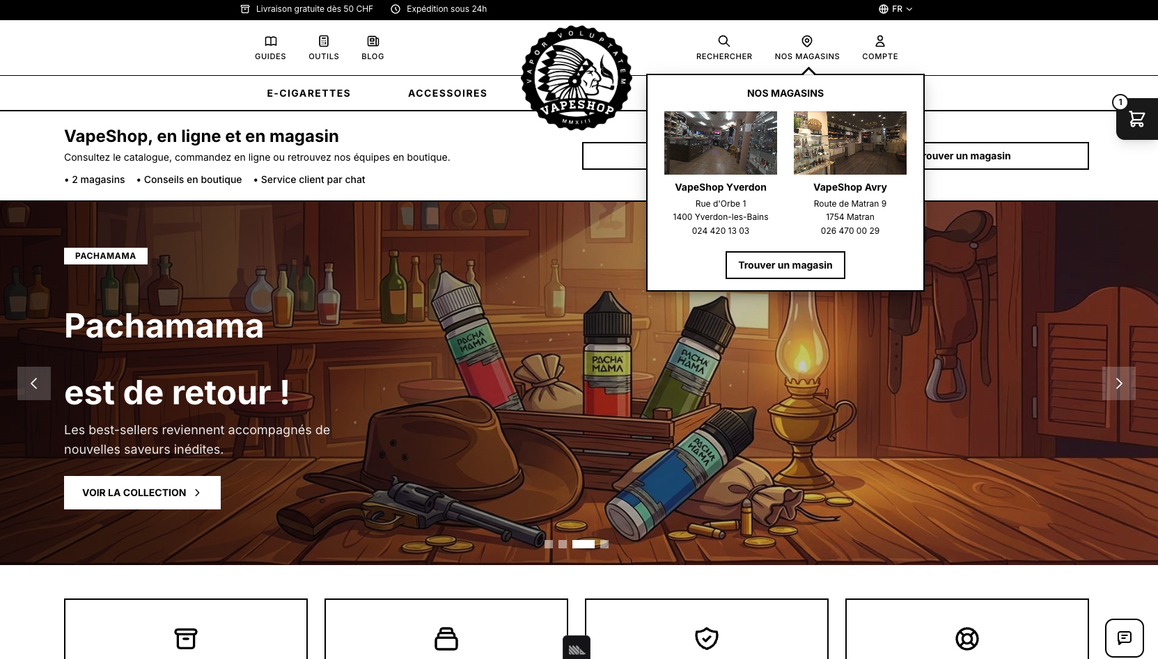 Onlineshop VapeShop